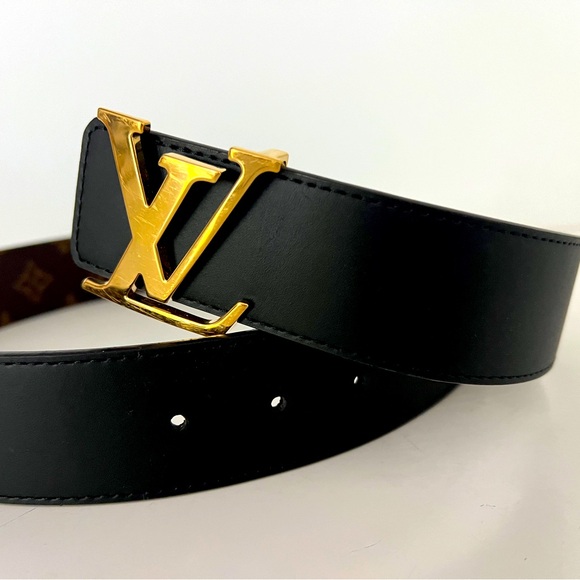 EUC Louis Vuitton 25mm reversible belt (black/brown logo) - Picture 9 of 16